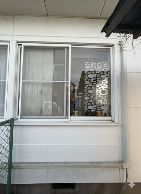 LIXIL 後付面格子　Ｒ8.2施工